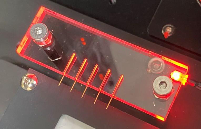 Pin alignment result